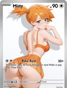 Misty STD waifu card — LAG-01