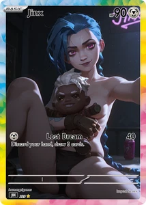 Jinx STD waifu card — LAG-01