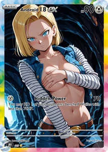 Android 18 STD waifu card — LAG-01