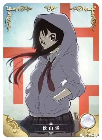 Mio Akiyama R waifu card — K-On!