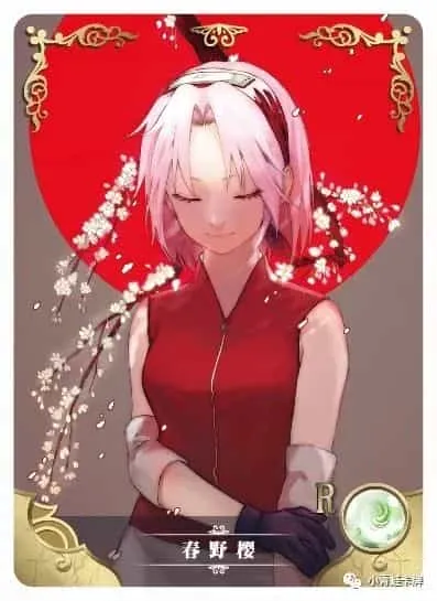 Sakura Haruno R waifu card — Naruto Series