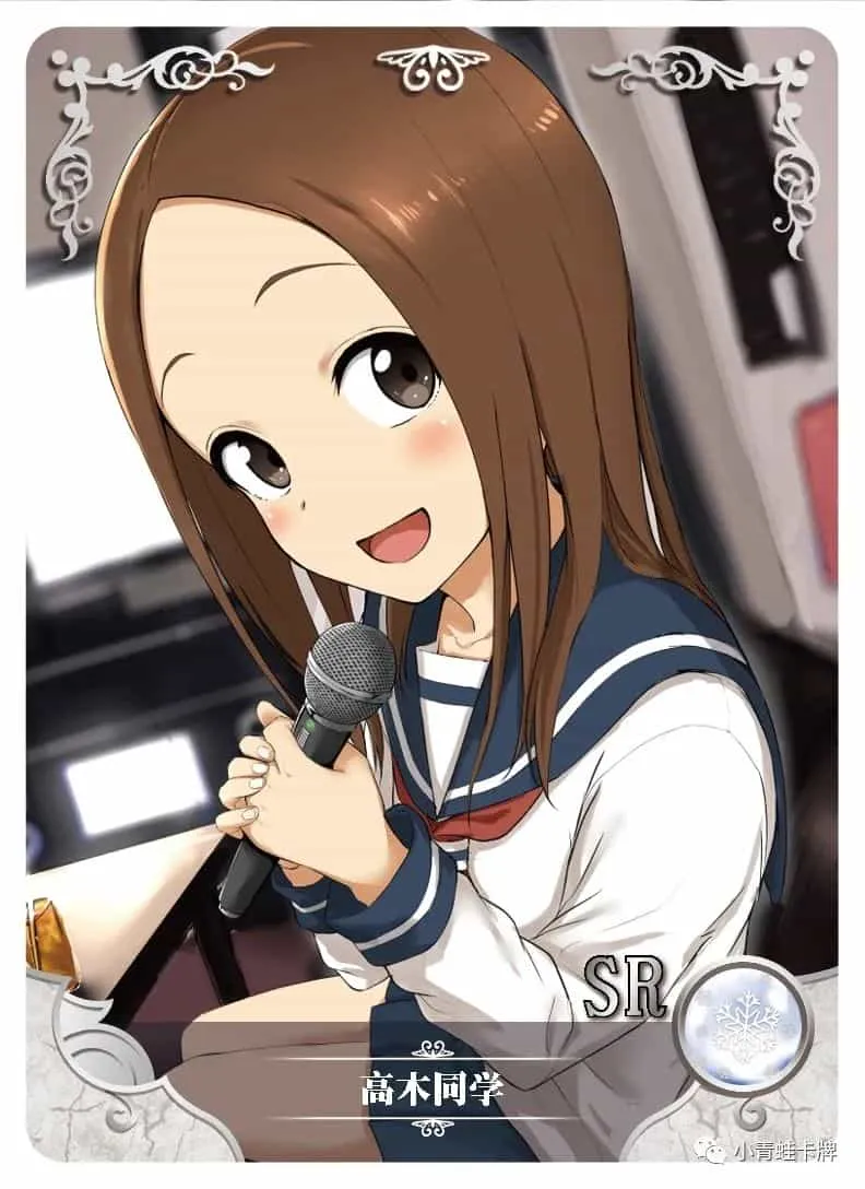 Takagi-san SR waifu card — Teasing Master Takagi-san
