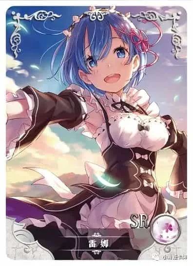 Rem SR waifu card — Re:Zero