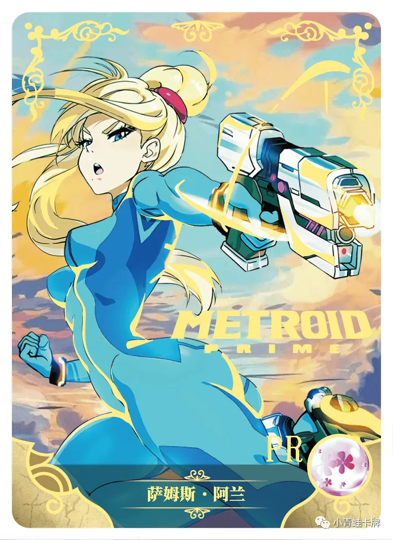 Zero Suit Samus PR waifu card — Metroid