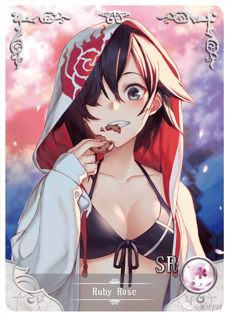 Ruby Rose SR waifu card — RWBY