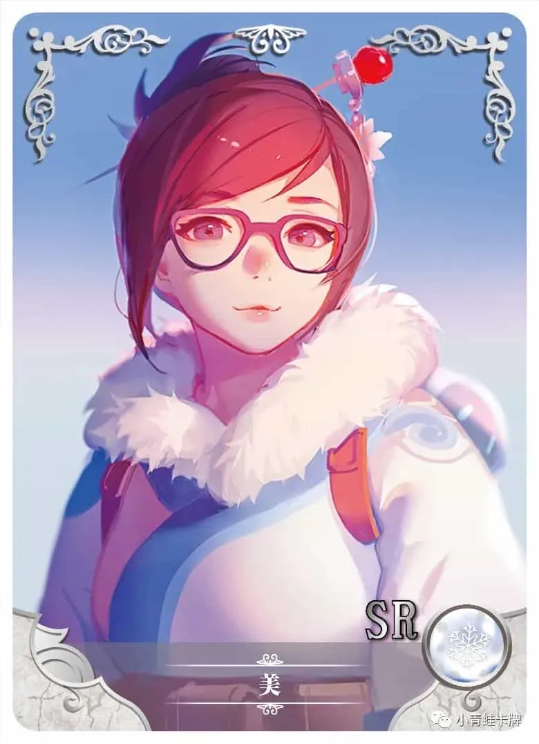 Mei SR waifu card — Overwatch