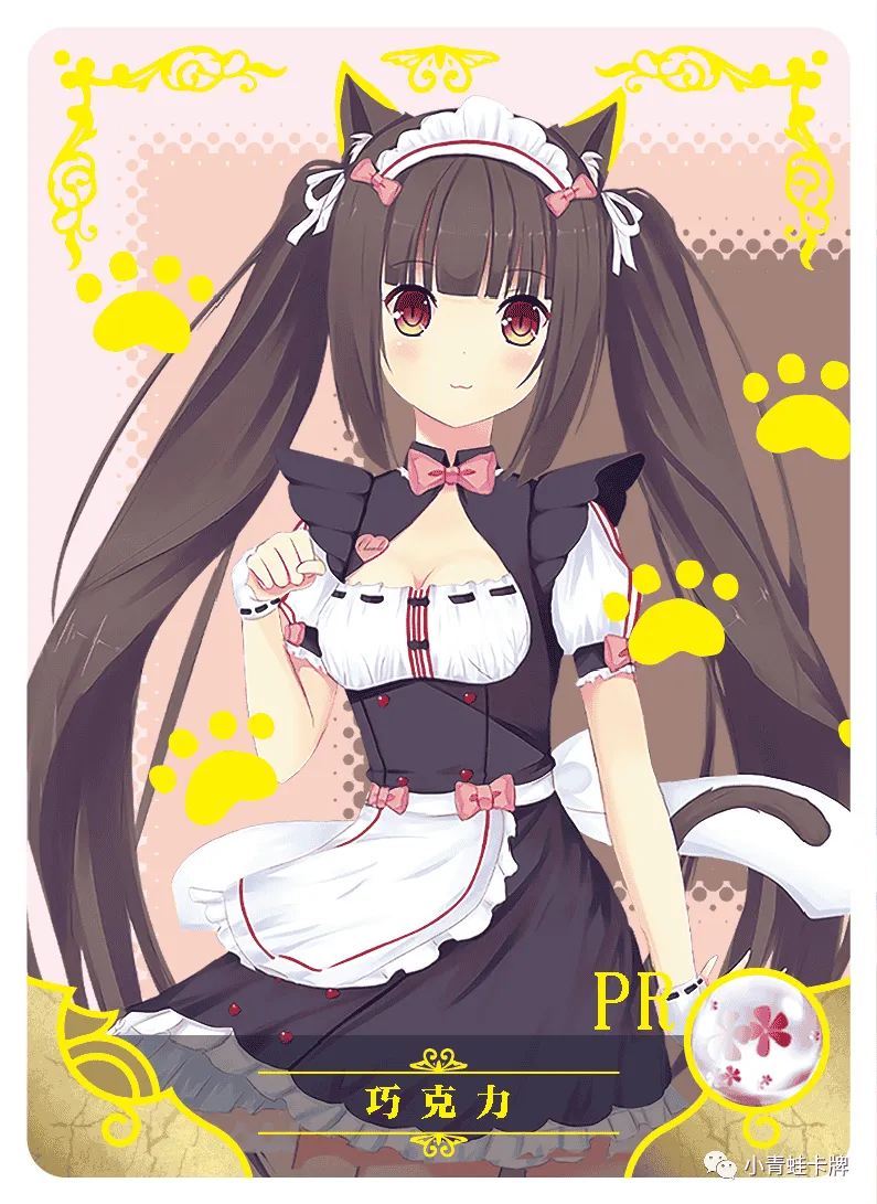 Chocola PR waifu card — Nekopara