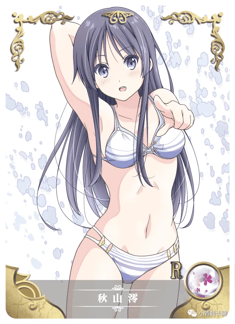 Mio Akiyama R waifu card — K-On!