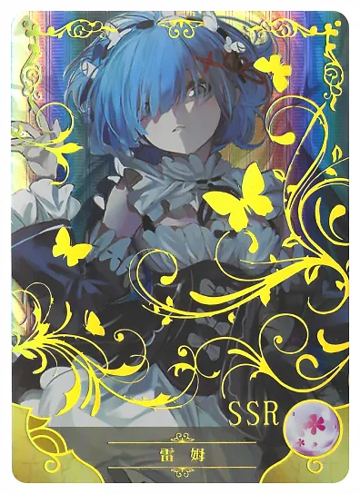 Rem SSR waifu card — Re:Zero