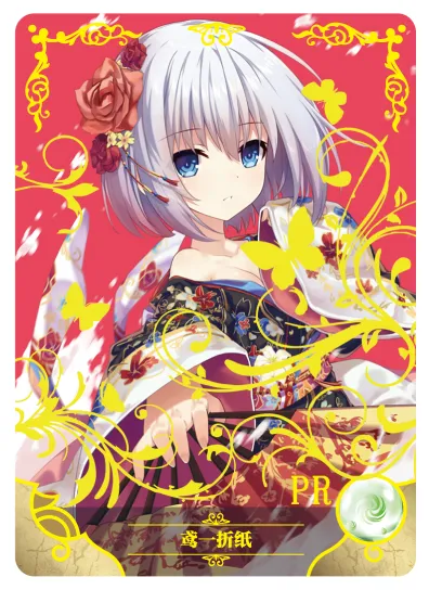Origami Tobiichi PR waifu card — Date A Live