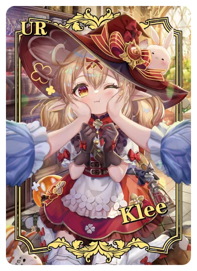 Klee UR waifu card — Genshin Impact