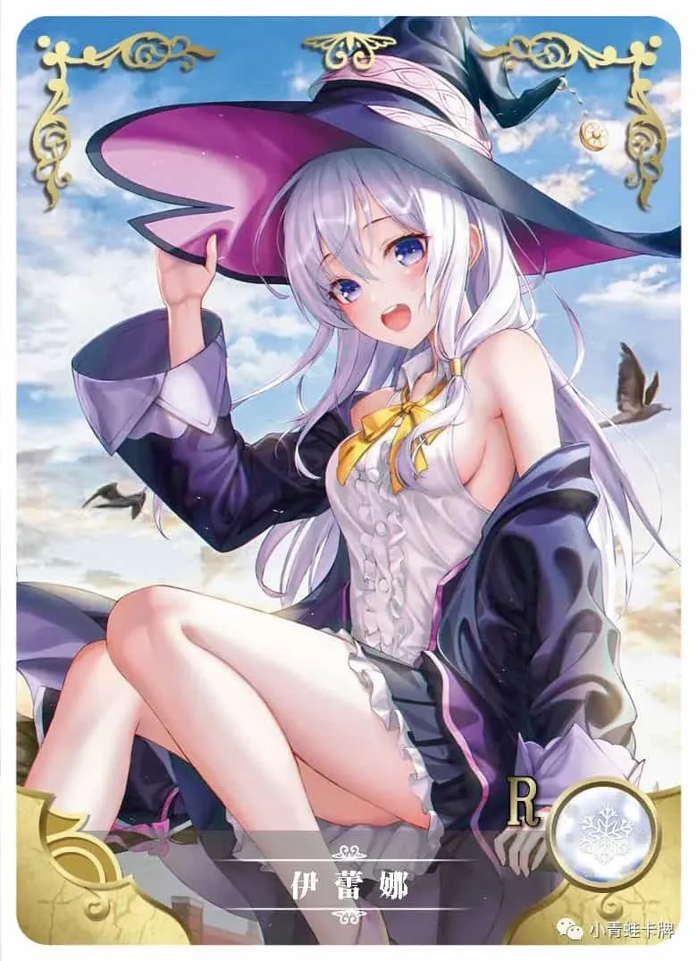 Elaina R waifu card — The Journey of Elaina