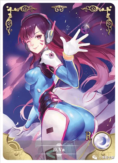 D.Va R waifu card — Overwatch