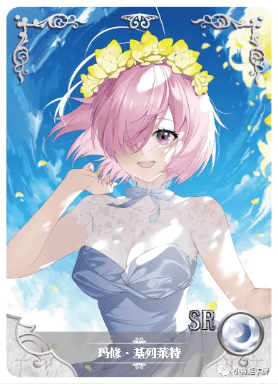 Mashu Kyrielight SR waifu card — Fate Series