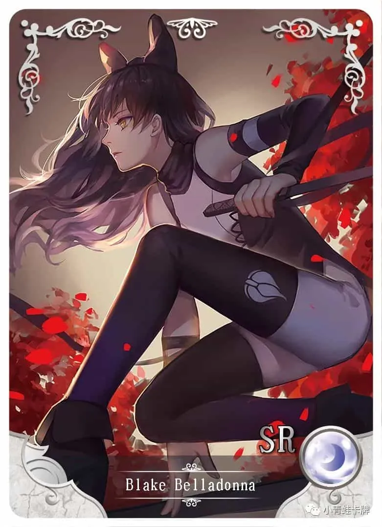 Blake Belladonna SR waifu card — RWBY