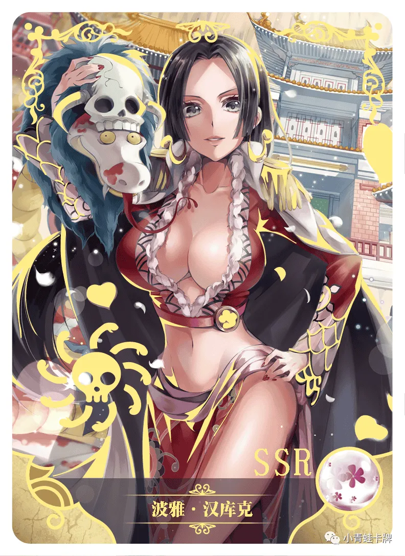 Boa Hancock SSR waifu card — One Piece