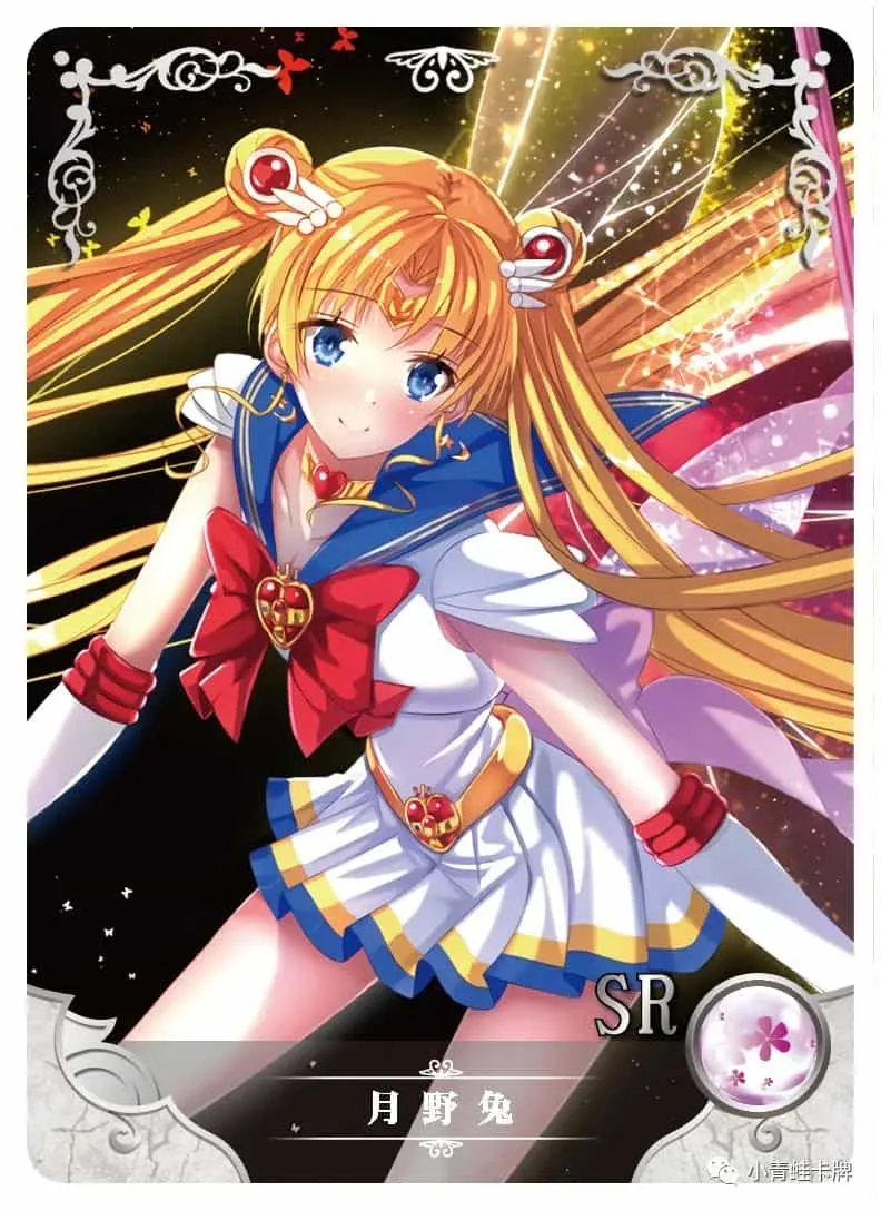 Usagi Tsukino (Sailor Moon) SR waifu card — Sailor Moon