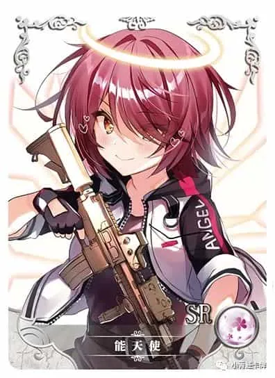 Exusiai SR waifu card — Arknights