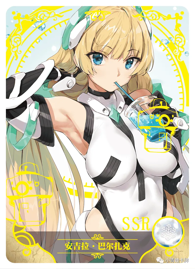 Angela Balzac SSR waifu card — Expelled from Paradise