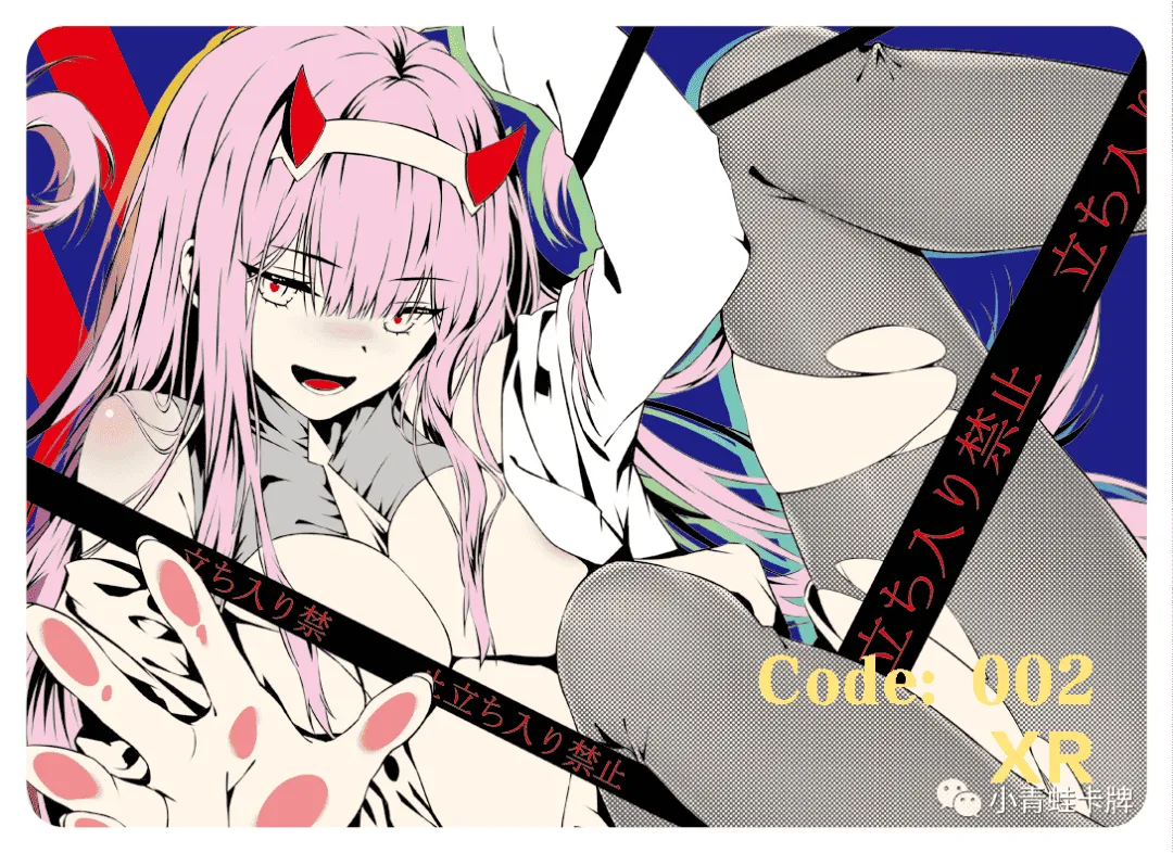 Zero Two XR waifu card — Darling in the Franxx