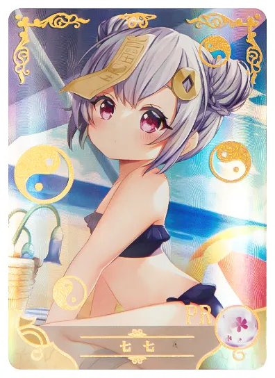 Qiqi PR waifu card — Genshin Impact