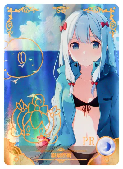 Sagiri Izumi PR waifu card — Eromanga Sensei