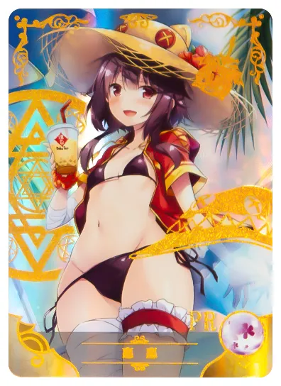 Megumin PR waifu card — God's Blessing on this Wonderful World! (KonoSuba)