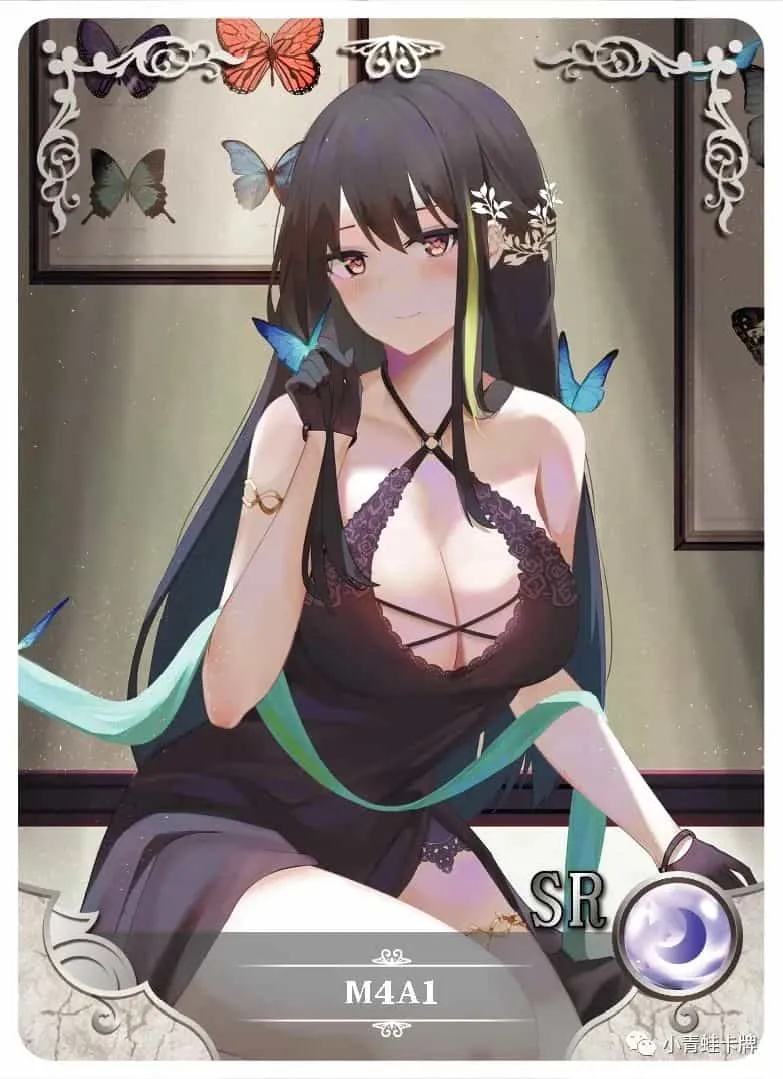 M4A1 SR waifu card — Girls' Frontline