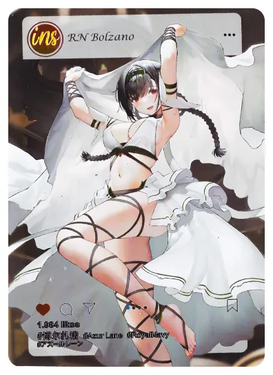 Bolzano INS waifu card — Azur Lane