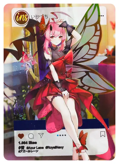 Ikazuchi INS waifu card — Azur Lane