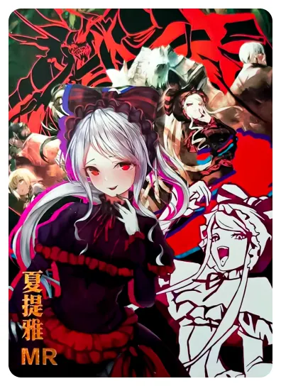 Shalltear MR waifu card — Overlord