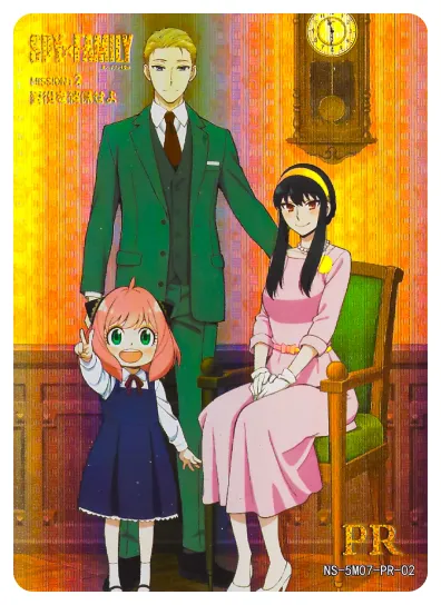 Anya Forger PR waifu card — Spy X Family