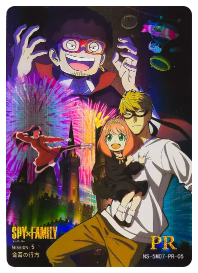 Anya Forger PR waifu card — Spy X Family