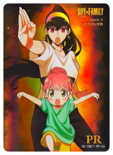 Anya Forger PR waifu card — Spy X Family