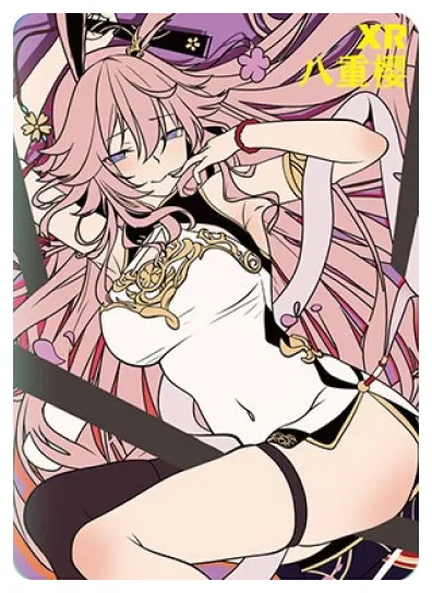Yae Sakura XR waifu card — Honkai Impact