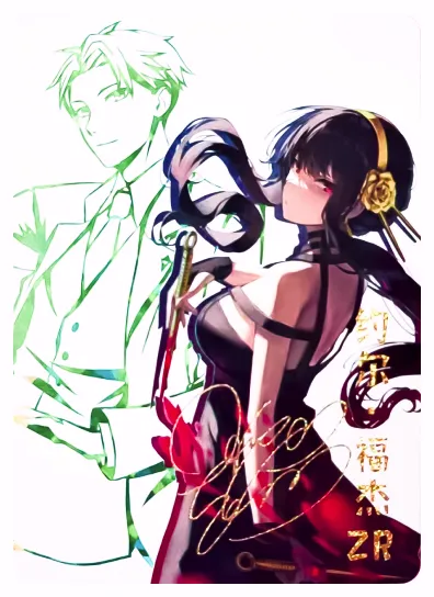 Yor Forger ZR waifu card — Spy X Family