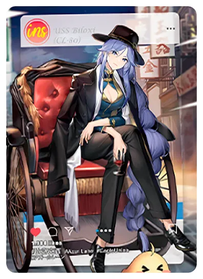 Biloxi INS waifu card — Azur Lane