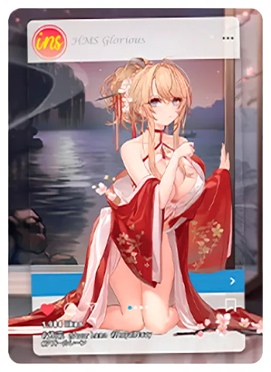 Glorious INS waifu card — Azur Lane
