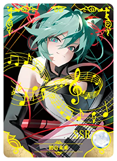 Hatsune Miku SSR waifu card — Vocaloid