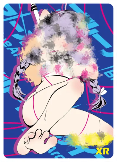 Kasumizawa Miyu XR waifu card — Blue Archive