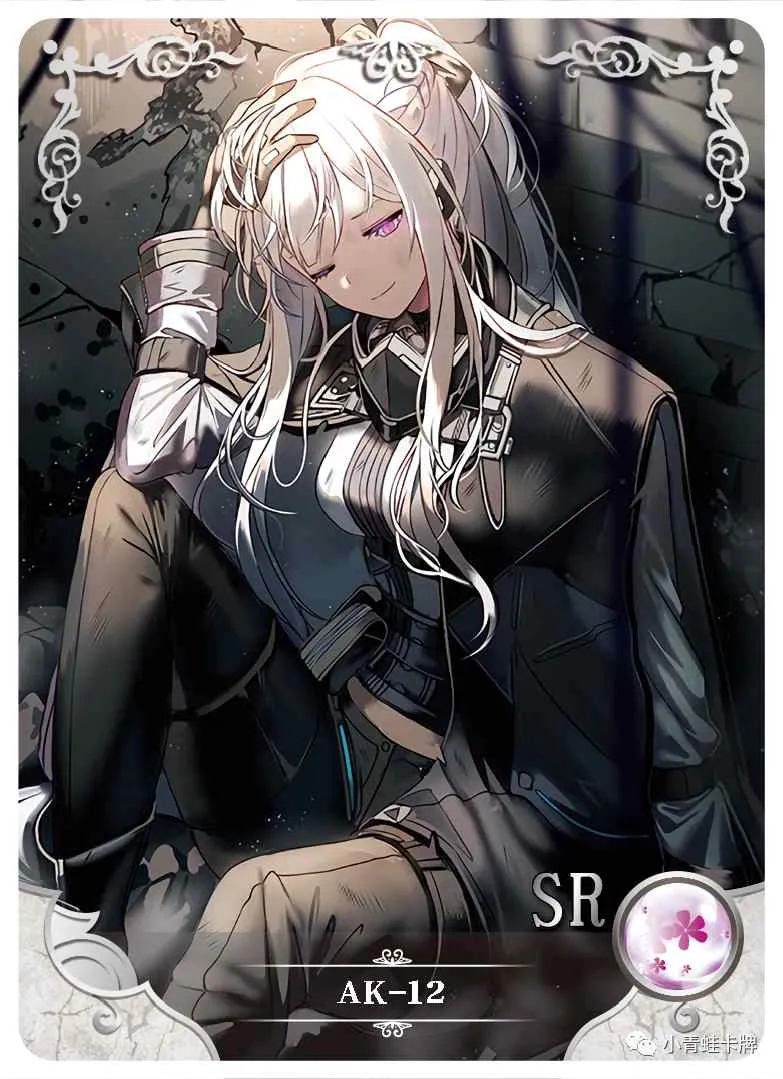 AK-12 SR waifu card — Girls' Frontline