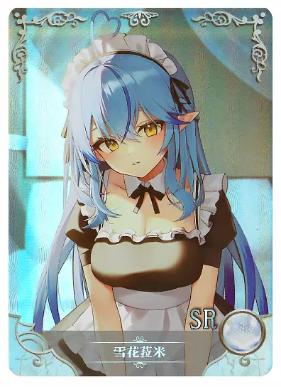 Yukihana Lamy SR waifu card — Hololive