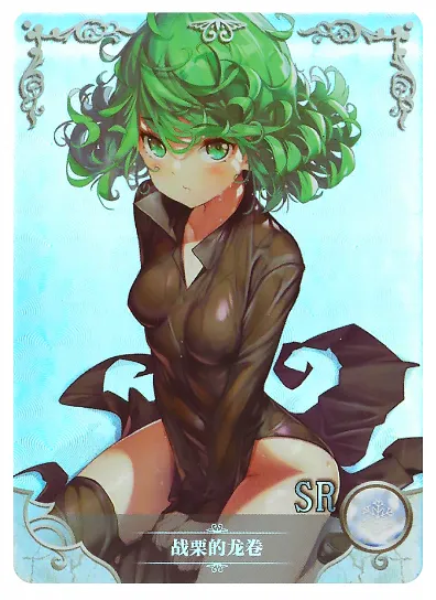Tatsumaki SR waifu card — One Punch Man