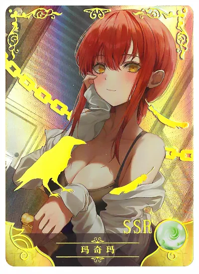 Makima SSR waifu card — Chainsaw Man