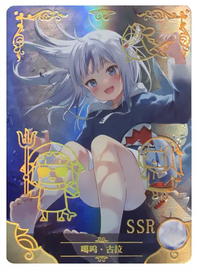 Gawr Gura SSR waifu card — Hololive