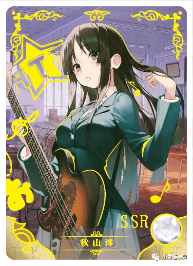 Mio Akiyama SSR waifu card — K-On!