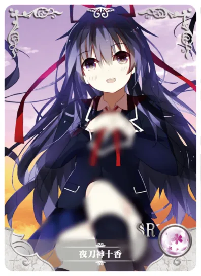 Tohka Yatogami SR waifu card — Date A Live