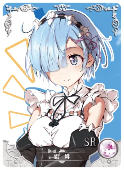 Rem SR waifu card — Re:Zero