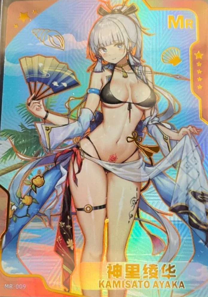 Kamisato Ayaka MR waifu card — Genshin Impact