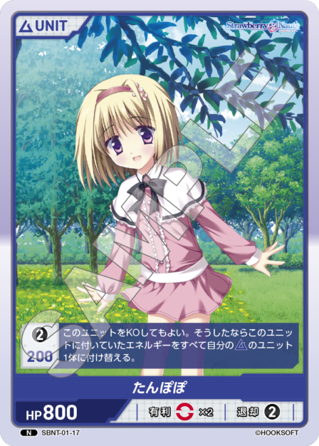 Card 017 N waifu card — SBNT-01